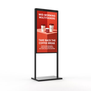 Écrans suspendus double face ultra-haute luminosité